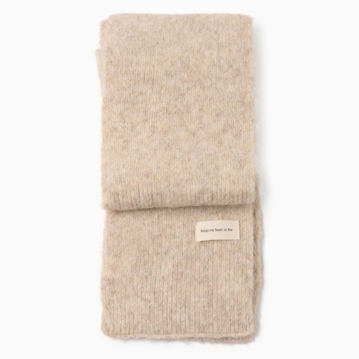 Шарф женский MIST, бежевый, 16*160±5 см Шарф женский MIST, бежевый, 16*160±5 см