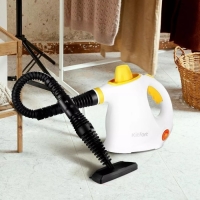 Пароочиститель Kitfort KT-9194-1, 1050 Вт, 0.35 л, 30 г/мин, нагрев 3 мин, бело-жёлтый Пароочиститель Kitfort KT-9194-1, 1050 Вт, 0.35 л, 30 г/мин, нагрев 3 мин, бело-жёлтый