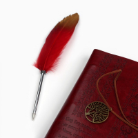 Родословная книга &laquo;Наш род&raquo;, с пером, 56 листов, бордо, 35 х 25 см