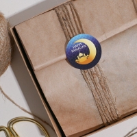 Наклейки для бизнеса и подарков Happy Ramadan, 40 шт, 4 х 4 см Наклейки для бизнеса и подарков Happy Ramadan, 40 шт, 4 х 4 см