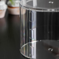 Фальшярус для торта, цилиндр, d=15 см, h=12 см, цвет прозрачный Фальшярус для торта, цилиндр, d=15 см, h=12 см, цвет прозрачный