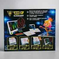 3D-планшет для рисования &laquo;Фиксики: Фикси планшет&raquo;, неоновые маркеры, световые эффекты, с карточками