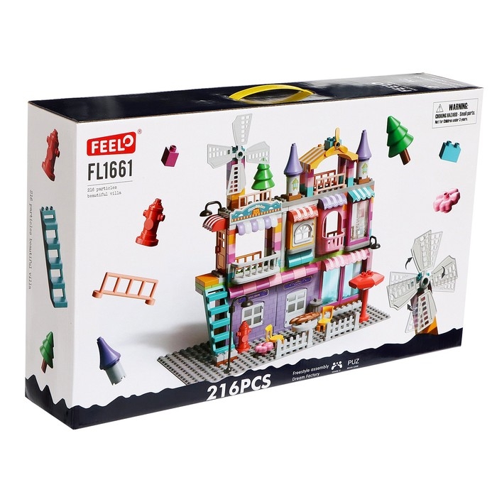 Конструктор &laquo;Вилла&raquo;, 216 деталей