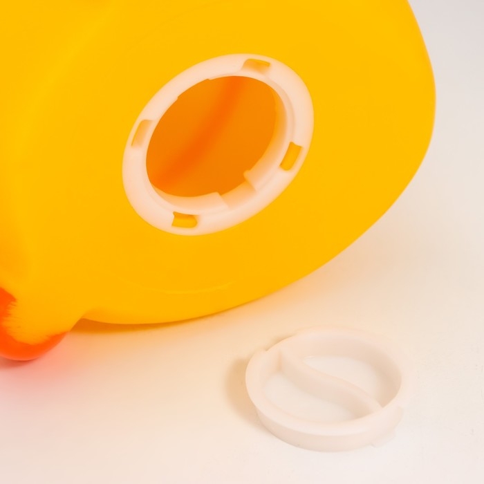 Копилка пластик "Уточка с заячьими ушками" МИКС 13х13х23 см