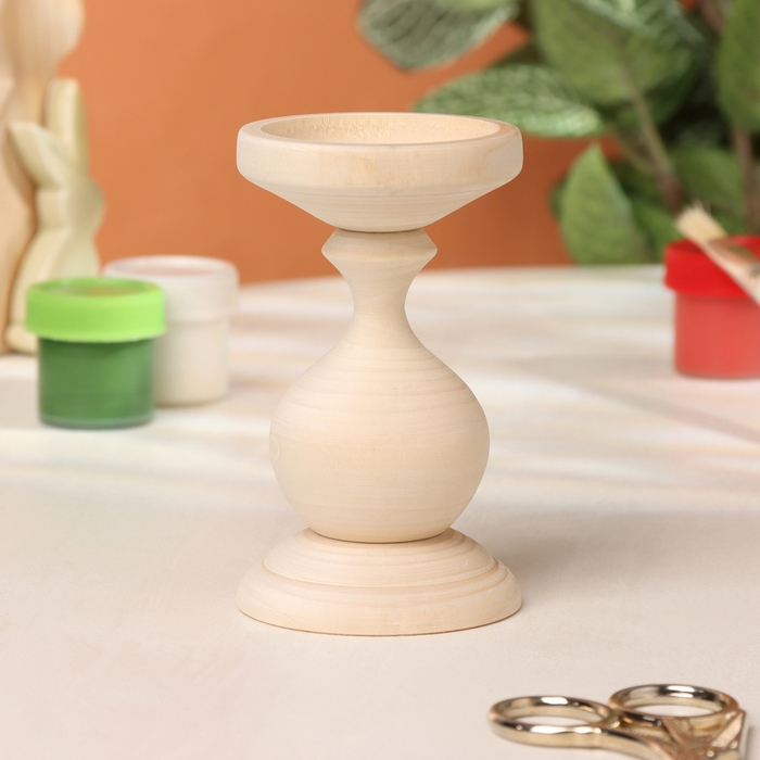 Заготовка для творчества Заготовка для творчества "Подсвечнк" 10х6 см, d=5 см