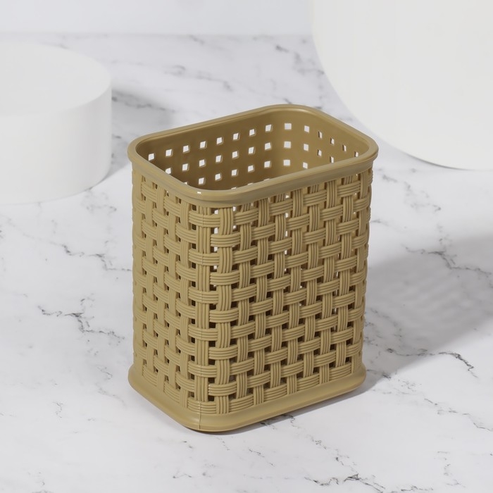 Органайзер - подставка для хранения маникюрных/косметических принадлежностей, 10 × 7 × 11 см, цвет МИКС Органайзер - подставка для хранения маникюрных/косметических принадлежностей, 10 × 7 × 11 см, цвет МИКС