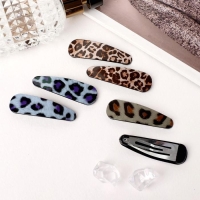 Невидимка для волос "Герти" (набор 6 шт) африканский принт, 5,5 см Невидимка для волос "Герти" (набор 6 шт) африканский принт, 5,5 см