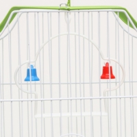 Клетка для птиц укомплектованная Bd-1/4f, 30 х 23 х 39 см, зелёная Клетка для птиц укомплектованная Bd-1/4f, 30 х 23 х 39 см, зелёная