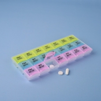 Таблетница - органайзер «Неделька», утро/день/вечер, 21,5 × 9 × 2 см, 21 секция, в коробке, разноцветная Таблетница - органайзер «Неделька», утро/день/вечер, 21,5 × 9 × 2 см, 21 секция, в коробке, разноцветная