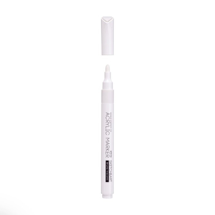 Набор акриловых маркеров 3 цвета SKETCH&ART, 1,0-3,0 мм