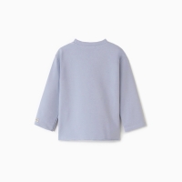 Футболка детская с дл.рукавом  KAFTAN, р. 32 (110-116 см), серый