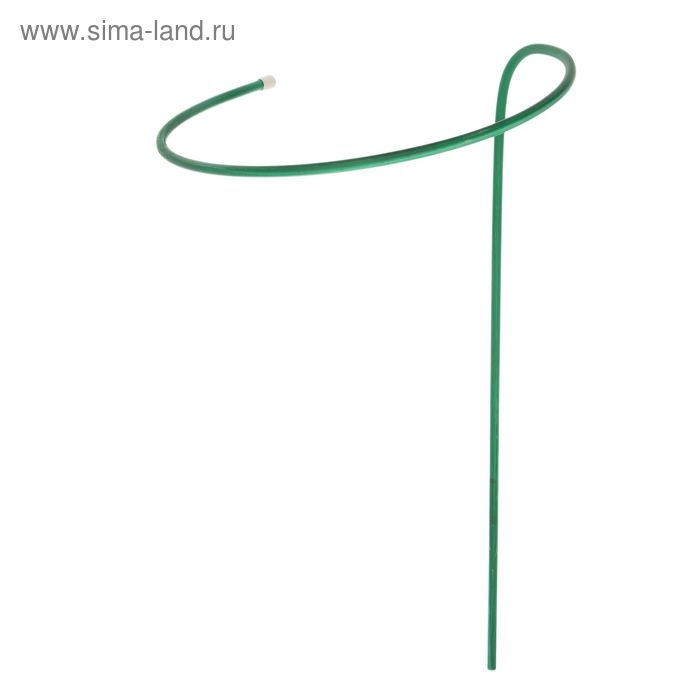 Кустодержатель для цветов, d = 40 см, h = 120 см, ножка d = 1 см, металл, зелёный Кустодержатель для цветов, d = 40 см, h = 120 см, ножка d = 1 см, металл, зелёный