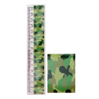 Набор настольный детский "Милитари" (подставка+2 карандаша+линейка+точилка+ластик+блокнот 8 листов) Набор настольный детский "Милитари" (подставка+2 карандаша+линейка+точилка+ластик+блокнот 8 листов)