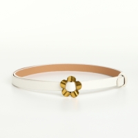 Ремень женский, ширина 1 см, пряжка металл, цвет белый Ремень женский, ширина 1 см, пряжка металл, цвет белый