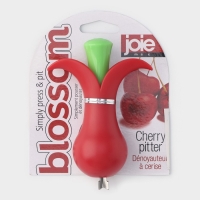 Удалитель косточек Доляна &laquo;Вишенка&raquo;, 14 см, цвет красный