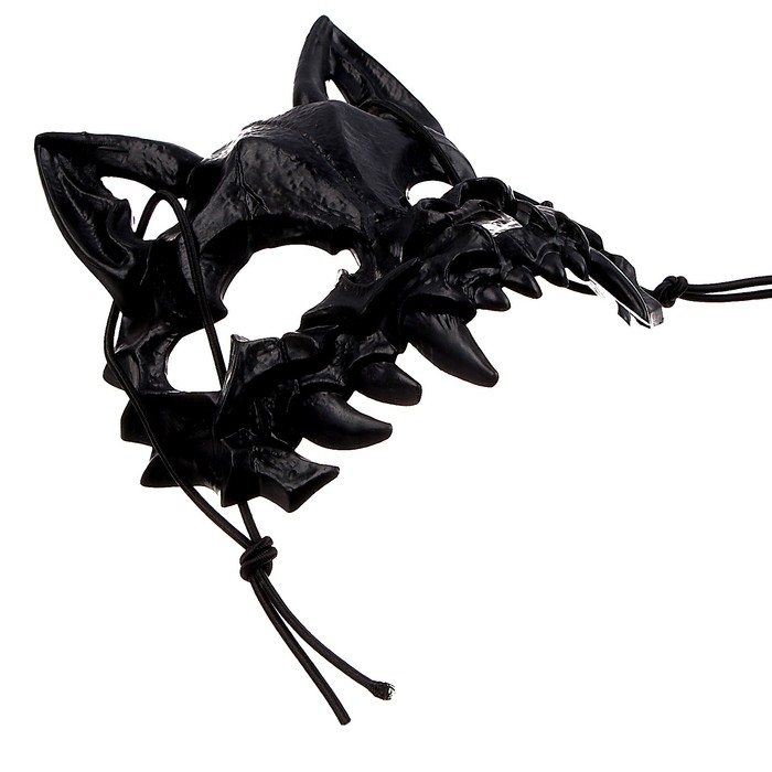 Маска &laquo;Череп собаки&raquo; цвет чёрный