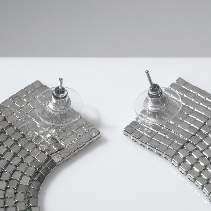 Серьги висячие со стразами «Водопад» градиент, цветные в серебре, 9,8 см Серьги висячие со стразами «Водопад» градиент, цветные в серебре, 9,8 см