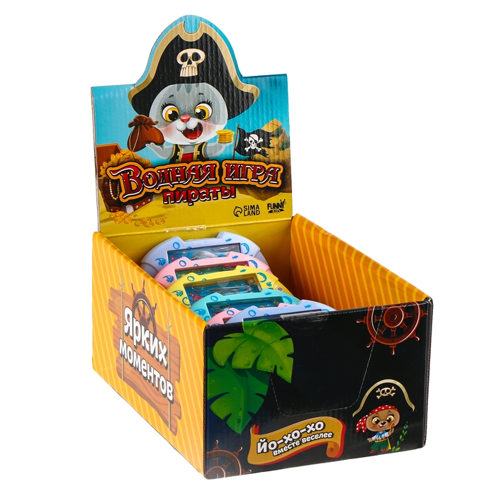 Водная игра с колечками &laquo;Пираты&raquo;, цвета МИКС, в шоубоксе