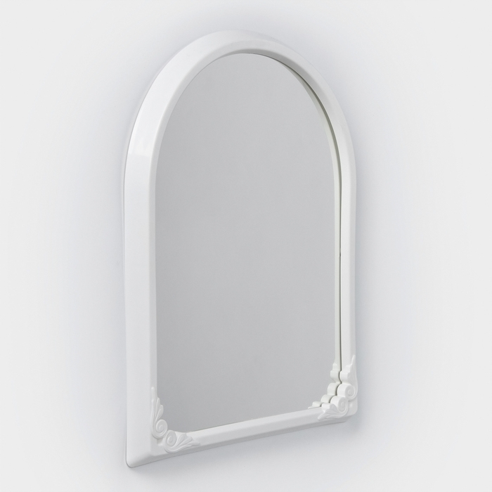 Зеркало в рамке, 49,5&times;39 см, цвет белый