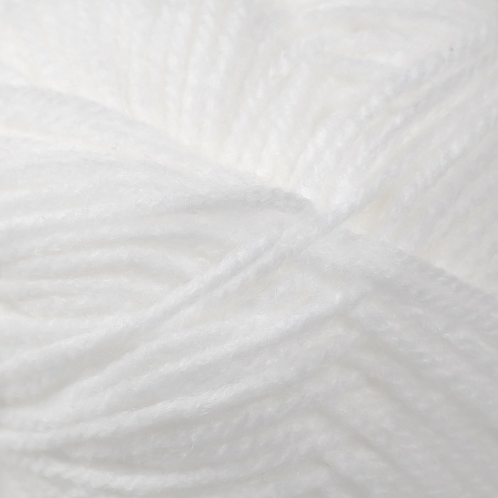 Пряжа "Детская новинка" 100% акрил 200м/50гр (01-Белый)