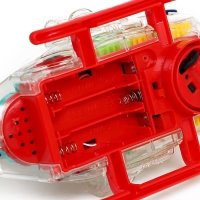 Вертолет &laquo;Шестерёнки&raquo;, свет и звук, работает от батареек