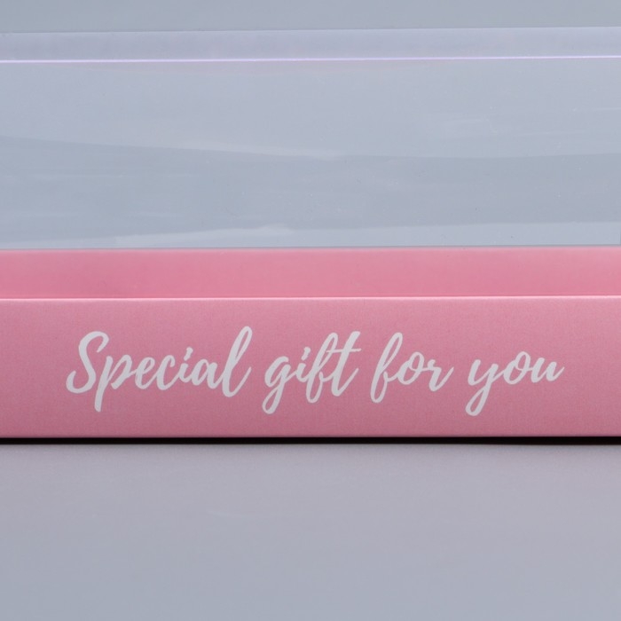 Коробка кондитерская для муссовых пирожных &laquo;Сердечки&raquo;, 27 х 8.6 х 6.5 см