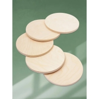 Набор из 5 досок для выжигания, d &mdash; 14 см, толщина &mdash; 8 мм