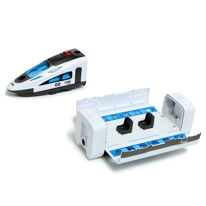 Конструктор винтовой &laquo;Скоростной экспресс&raquo;, свет, звук, инерция, 79 деталей