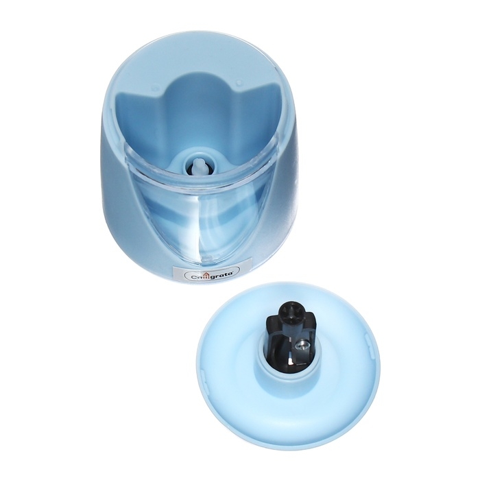 Точилка электрическая Calligrata (батарейки в комплект не входят), работает от 2-х АА батареек , голубая Точилка электрическая Calligrata (батарейки в комплект не входят), работает от 2-х АА батареек , голубая