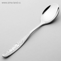 Ложка чайная &laquo;Непоседа&raquo;, толщина 2 мм, цвет серебряный