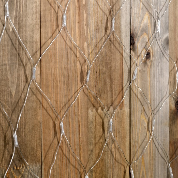 Гирлянда «Сеть» 2 × 3 м, IP44, УМС, прозрачная нить, 384 LED, свечение белое, 220 В Гирлянда «Сеть» 2 × 3 м, IP44, УМС, прозрачная нить, 384 LED, свечение белое, 220 В