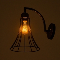 Бра "Чилли" Е27 40Вт черный 18х18х19см Бра "Чилли" Е27 40Вт черный 18х18х19см