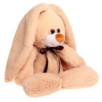 Мягкая игрушка «Заяц подарочный», цвет бежевый, 55 см Мягкая игрушка «Заяц подарочный», цвет бежевый, 55 см