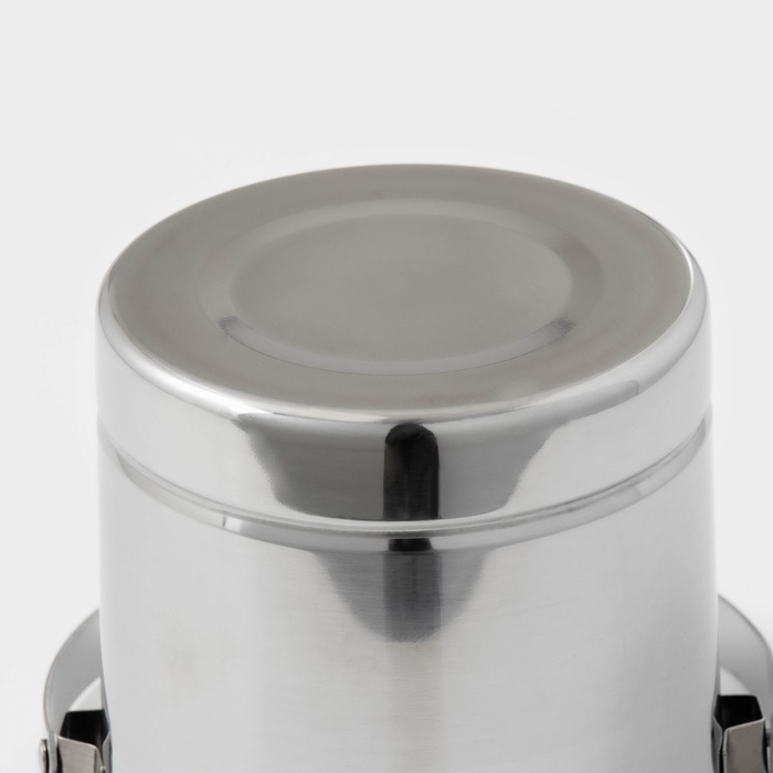 Ведро для льда из нержавеющей стали, 1,3 л, 14,5&times;12,5 см