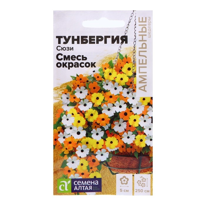 Семена Тунбергия Семена Тунбергия "Сюзи", 4 шт.