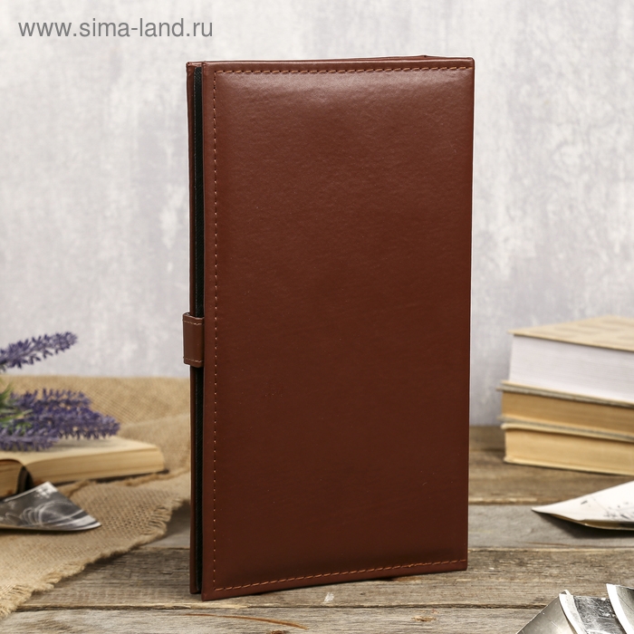 Фотоальбом на 300 фото 10х15 см "Шоколад" кожзам 33х19х6 см