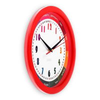 Часы настенные, d-28 см, детские, обучающие "Радуга", бесшумные Часы настенные, d-28 см, детские, обучающие "Радуга", бесшумные