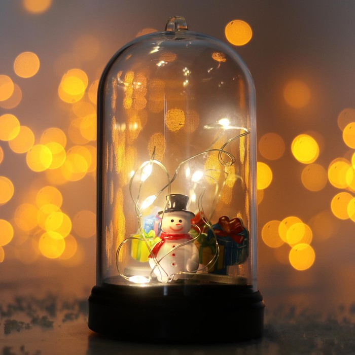 Набор для творчества &laquo;Новогодний ночник своими руками: снеговик&raquo;