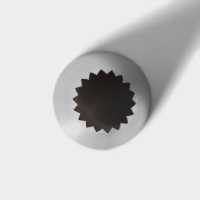 Насадка кондитерская &laquo;Французская звезда&raquo;, d=3,4 см, выход 1,7 см, нержавеющая сталь