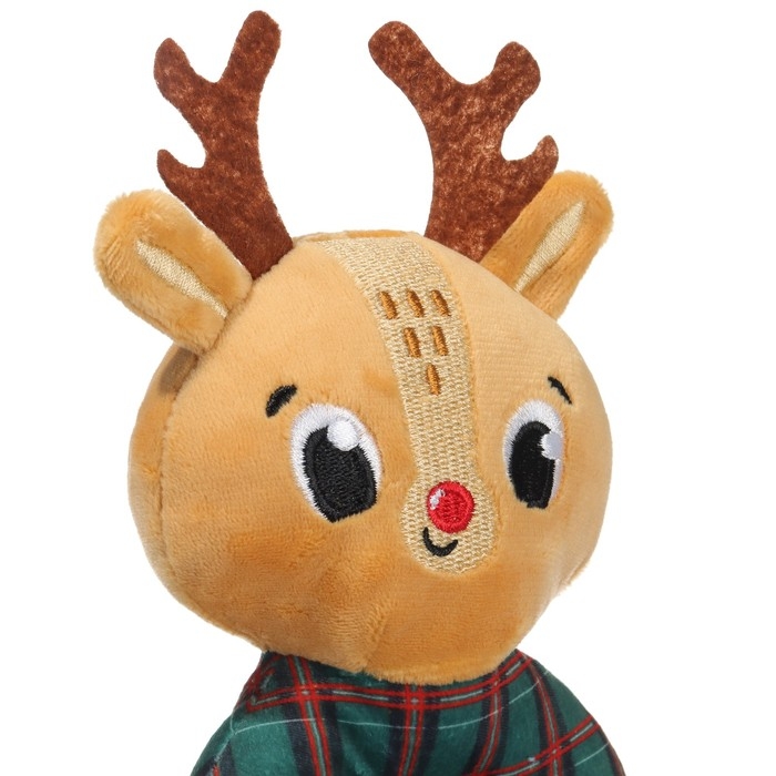 Мягкая погремушка на колечке &laquo;Оленёнок&raquo;, текстиль, в пакете, Крошка Я