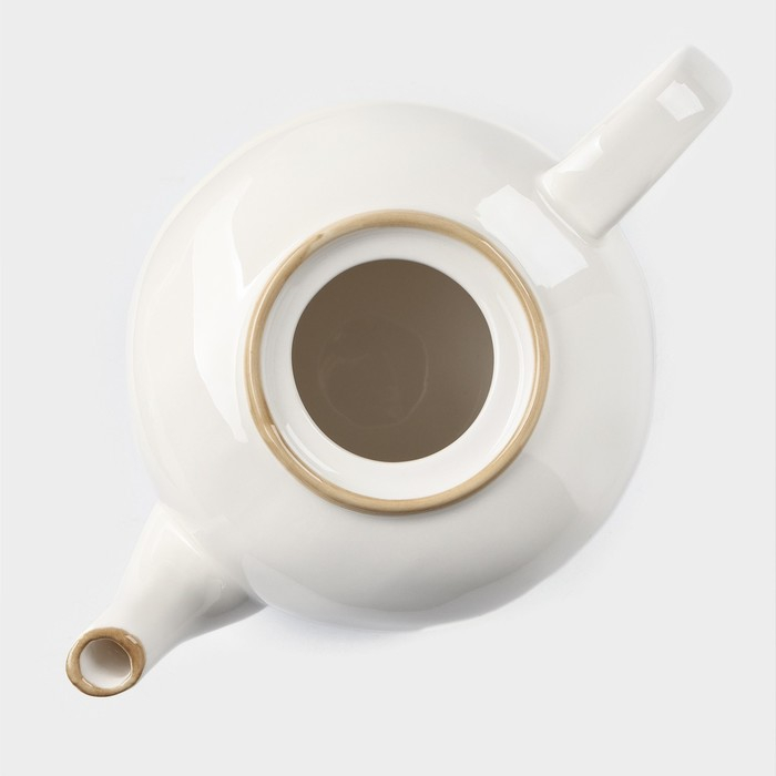 Чайник фарфоровый заварочный Доляна &laquo;Космос&raquo;, 600 мл, цвет синий