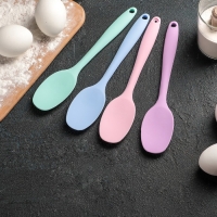 Ложка гарнирная Доляна &laquo;Винфор&raquo;, силикон, 20,7 см, цвет МИКС