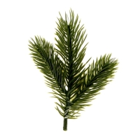 Декор &laquo;Веточка ели&raquo;, набор 5 шт., размер 1 шт. &mdash; 12 &times; 9 см