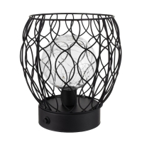 Ночник "Монта" LED от батареек 3хАА черный 17,5х17,5х19,5 см RISALUX Ночник "Монта" LED от батареек 3хАА черный 17,5х17,5х19,5 см RISALUX