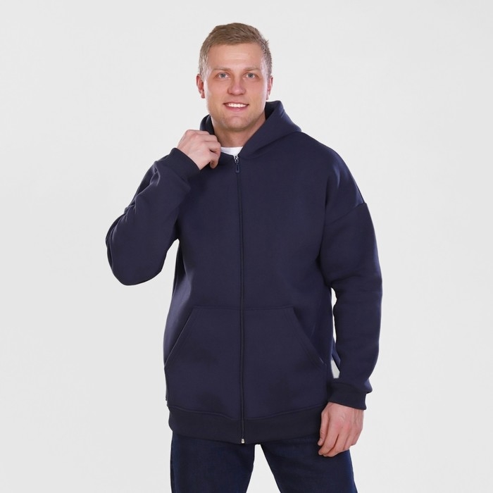 Толстовка мужская НАЧЁС, цвет серый, размер 56 Толстовка мужская НАЧЁС, цвет серый, размер 56