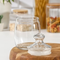 Банка для сыпучих продуктов стеклянная Cesni, 920 мл