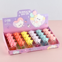 Блеск для губ «Веселый мишка», 10 гр, МИКС Блеск для губ «Веселый мишка», 10 гр, МИКС