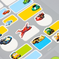 Термобирки для одежды. Набор именных термонаклеек для маркировки детских вещей &laquo;Самому быстрому&raquo;, 54 шт