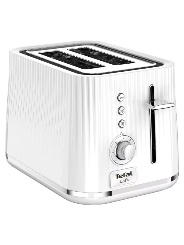 Тостер Loft 2S TT761138, белый, 850 Вт