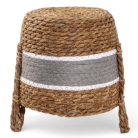 Набор кашпо "Инга" серая полоса, 20,5х25/25,5х28/27х33см